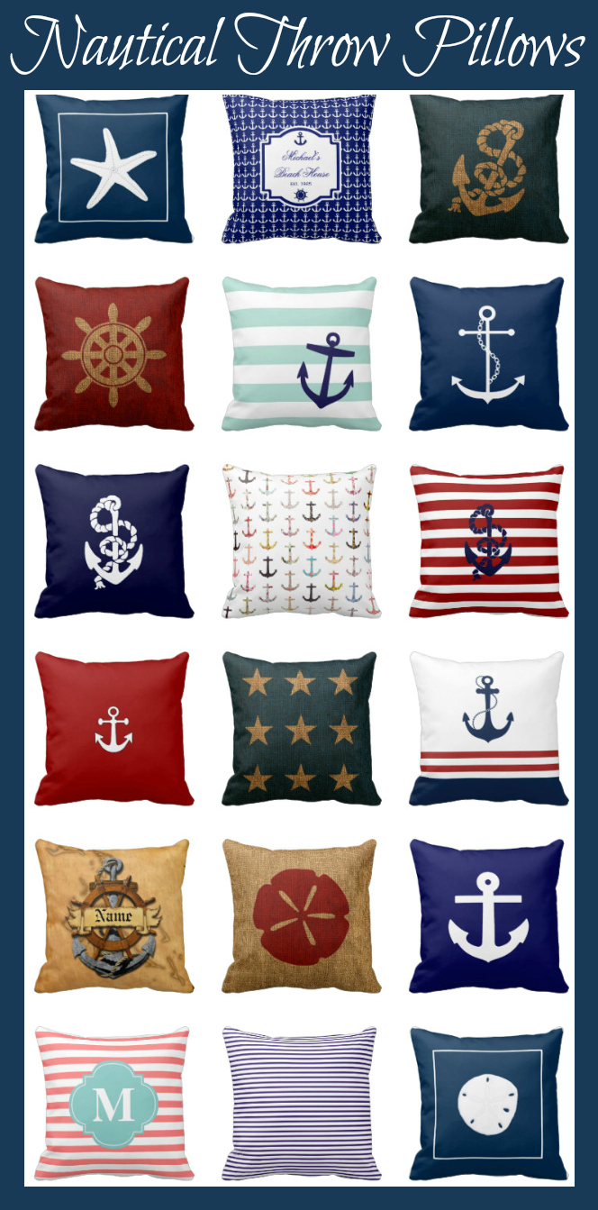 Nautical Throw Pillows